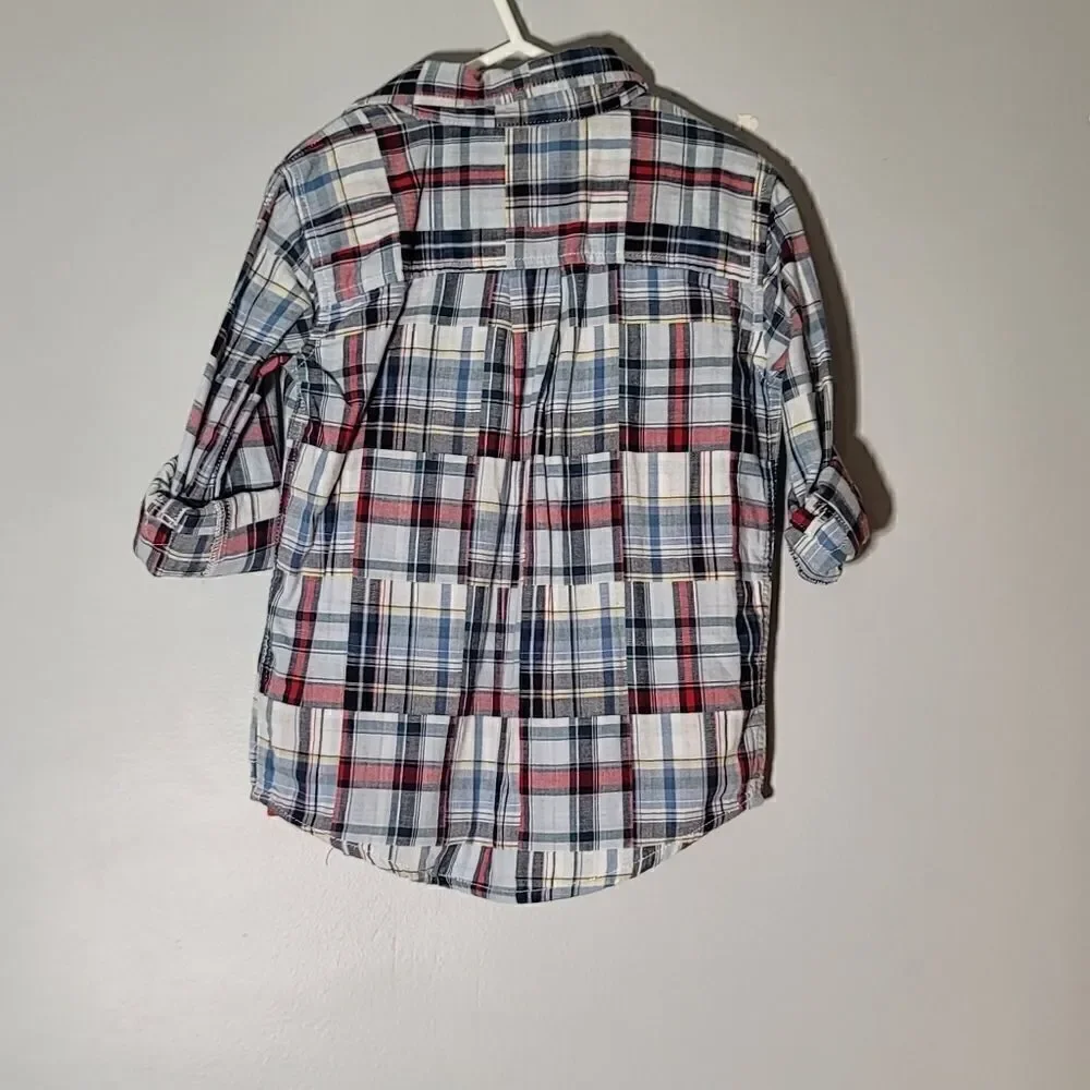 Boys thermal top and long sleeve button down shirt 4T